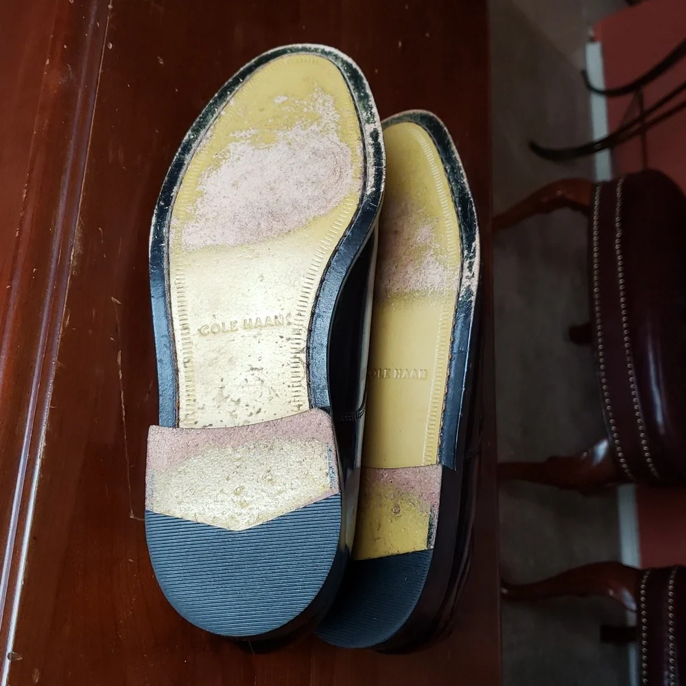 Cole Haan Black Patent Leather Oxfords - Picture 3 of 5